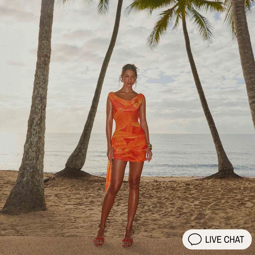 peppermayo good fortune mini dress size 2